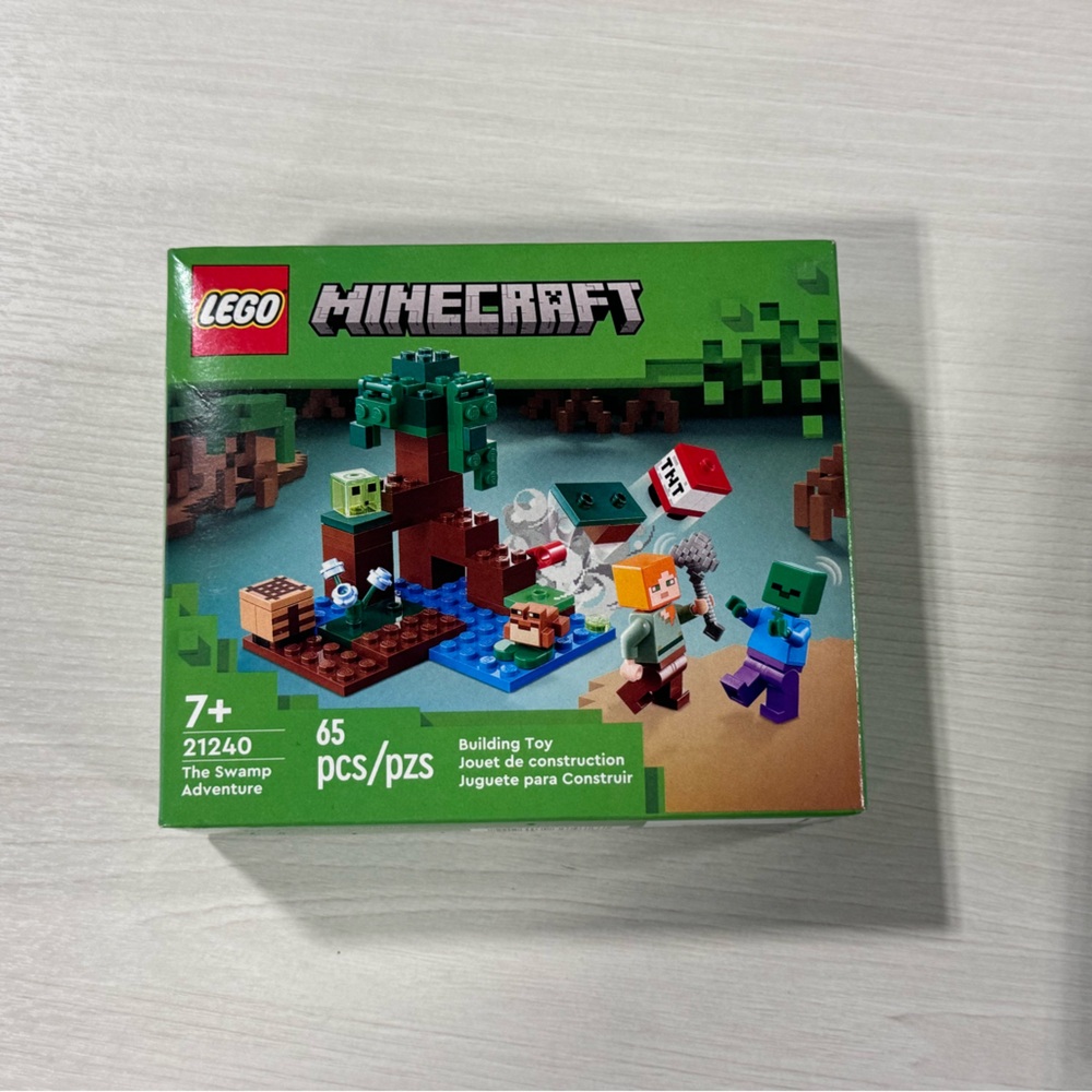 Lego 65pc Minecraft - THE SWAMP ADVENTURE Building Toy - Item #21240